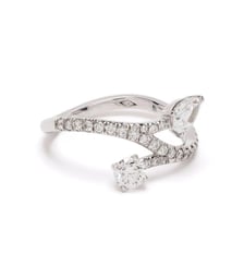 Bague Toi+Moi Toujours 0.25 carat 0.35 carat pavée Loyal.e Paris