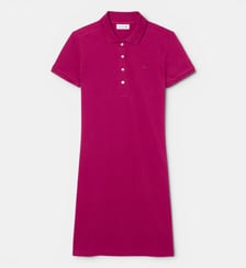 Robe polo slim fit en mini Piqué stretch Lacoste