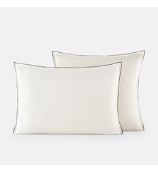 Taie d'oreiller en satin de coton lavé, 118 fils La Redoute Interieurs