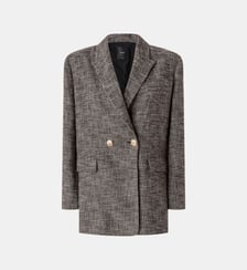 Blazer croisé en flanelle Pinko