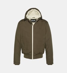 Blouson droit court Bluster2 à capuche Schott