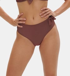 Culotte de bain taille haute - Lurex Dark Purple Simone Pérèle