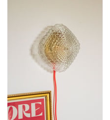 Applique losange en verre et métal Suzette N°154- Produit chiné Debongout