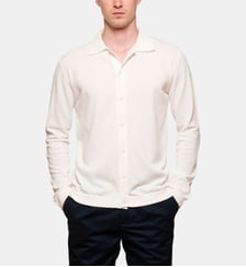 Maille légère jersey 100% coton écru Atelier Privé