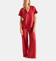 Pyjama col v en jersey, Isaure Laurence Tavernier