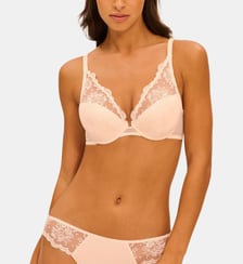 Soutien-gorge push-up décolleté plongeant - Rose sakura Simone Pérèle