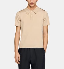 Polo en maille légère Sandro