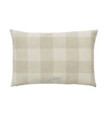 Housse de coussin en coton à motif d'échecs OYOY