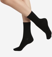 Lot de 2 Paires de Mi-Chaussettes Basique Coton Dim