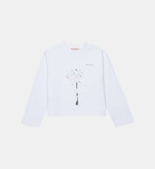 Sweat-shirt à col rond avec logo Marni