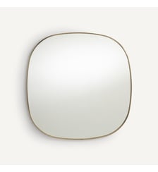 Miroir métal acier laiton vieilli H80 cm AM.PM