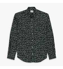 Chemises manches longues en coton Charles Serge Blanco