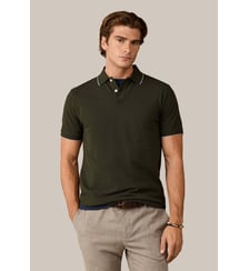 Polo Coupe Regular À Manches Courtes Avec Liseré Hackett London