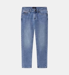 Jean Coupe Regular 5 Poches Délavage Léger Hackett London
