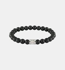 BEADS FOR HIM ACIER ET NOIRPCE. BOSS