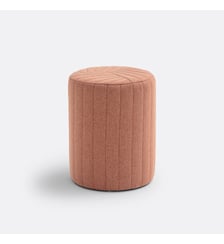 Pouf cylindrique surpiqué La Redoute Interieurs
