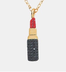 Collier doré lipstick - kuchi Caroline Najman