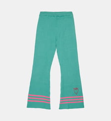 Pantalon en maille avec logo brodé Marni