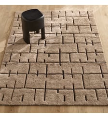Tapis noué main, 93 % laine AM.PM