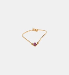 Bague Chevron - Rubis YAY Paris