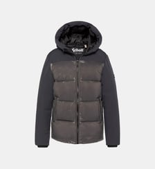 Blouson à capuche bi-matière enfant Schott