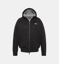 Sweatshirt zippé à capuche en Triplux Schott