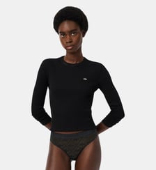 String en dentelle ceinture siglée Lacoste