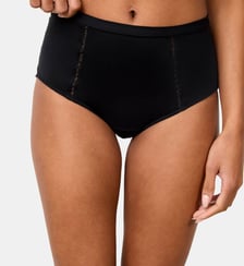 Culotte haute issu de fibres végétales Softness noire Maison Lejaby