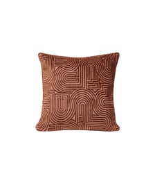 Housse De Coussin  Chenille au motif graphique Madura