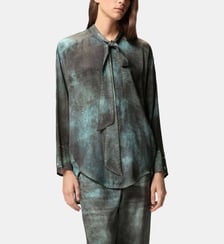 Chemisier à imprimé effet denim Pinko