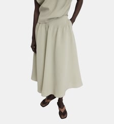 Jupe midi à plis irréguliers Adolfo Dominguez
