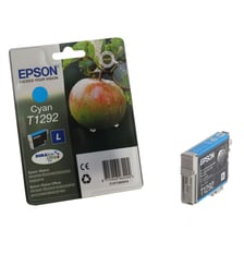Cartouche d'encre Originale T1292 Cyan Série Pomme - C13T12924010 Epson