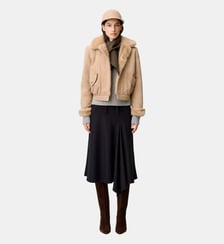 Parka courte nylon réversible Claudie Pierlot