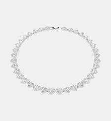 Collier Ariana Grande x Swarovski, Cœur, Métal rhodié Swarovski