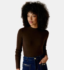 Pull col montant uni MARIONA La Petite Etoile