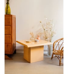 Table basse en résine laquée Donna N°884- Produit chiné Debongout