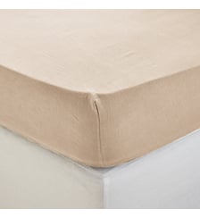 Drap Housse  Lin lavé légèrement froissé Madura