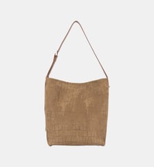 Sac seau Suède Exo en cuir Lancaster