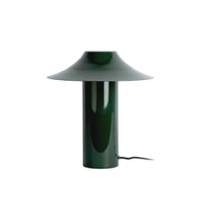 Lampe de Table Catania Trapeze - Vert foncé - 30x30x32cm Leitmotiv