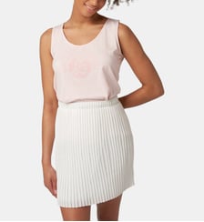 Débardeur  à col rond logo  - rose Roland-Garros