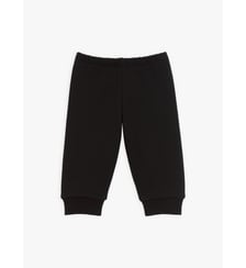 pantalon Turbo en molleton de coton noir Agnès b.