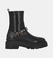 Bottines avec empiècements en métal Pinko