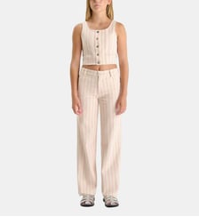 Pantalon TYKOGI droite en jeans Le Temps Des Cerises