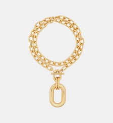 Collier XL Link double gold Rabanne