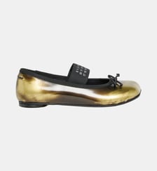 Ballerines en cuir bicolore MM6 Maison Margiela