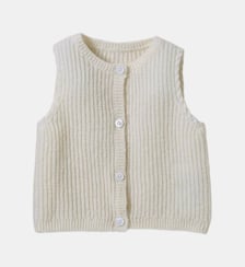 Gilet sans manches  laine et mohair Cyrillus