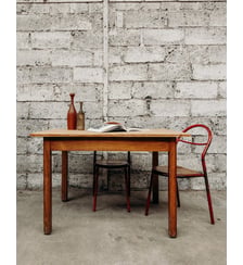 Table à manger en bois Romy N°237- Produit chiné Debongout