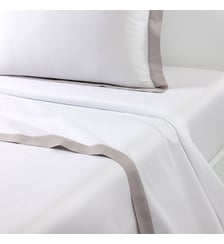 Drap plat en satin Yves Delorme