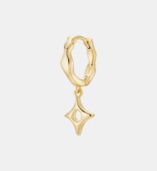 Boucle d'oreille créole Max Or Nebuleuse Bijoux