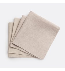 Lot de 4 serviettes de table lin lavé Victorine La Redoute Interieurs